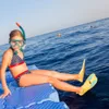 Bambini snorkeling immersioni da nuoto a pinne a nuoto corto pinne per allenamenti 240416
