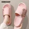 Slippers Boue Bear Femmes Sandales d'été Sandales Cartoon Chaussures Eva Home Slides Softs Soft Soft Souded Non glip Topp