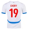 2024 Jerseys de football de la République tchèque 2025 Novotny Poborsky chytil à la maison