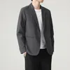 Korean Fashion Loose Mens Suit Jacket Spring Autumn Business Casu