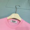 Round Pesh Neck de manga curta Childrens T-shirt penteado Cotton Kids Designer Rous Boys Girls Tshirts Roupas de bebê sem pilling sem desbotamento 100-160 CSD2404264