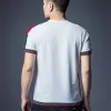 Gömlekler Tshirt Erkek İnce Arı Nakış Pamuk 2023 Yeni Yaz Trendi Tee Highquality Günlük Yakışıklı Allmatch Erkekler Top 4xl