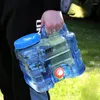 Bottiglie d'acqua Box grande scatola di plastica per lo stoccaggio Contenitore per la casa con secchio puro con rubinetto