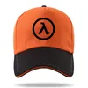 Ball Caps Half Life 2 Game Logo Stampa Colore abbinata Cappelli da baseball Cappelli Casquette Adattati Papà hip hop casual per uomini donne unisex