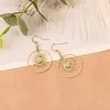 Boucles d'oreilles cerceaux Moon Couleur vif paresseuse