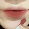 Lip Gloss Color Lipstick Waterproof Long Lasting Matte Red Brown Nude Glaze Liquid Y Tint Beauty Cosmeticlip Drop Delivery Otk4H