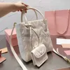 Top Quality Designer Bag Handbags Wander Matelasse Totes Pink Wallet Miui Underarm Tote Fashion Wallet Basket Women Tote Bags Leisure Shoulder Bags