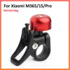 Scooters Bell Horn Ring para Xiaomi Electric Scooter Mi 3 Pro M365 1s com Liberação Rápida Montagem de Alumínio de Alumínio inteiro Capinho vermelho