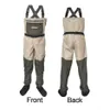 Outdoor Clothing Fishing Waders Pants Chest Overalls Waterproof Clothes With Soft Foot Breathable Boot Hunting Work DX1292k