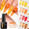 Nagellak ontmoet over 7 ml gelei Amber gel nagellak Crystal doorzichtige saaie kleur nagel kunst gel semi permanente uv gel polish varni y240425