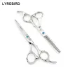 SHARS HIRDRESS SCISSORS 5,5 tum 6 tum Japan Frisessax Antislip Handle Green Stone Wholesale Lyrebird 5Sets/Lot New New