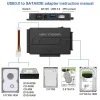 Adattatore USB3.0 3in1 Disk rigido Adattatore USB3.0 a SATA/IDE Easy Drive Line