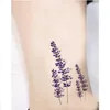 Tattoo Transfer Vrouwen Waterdichte Tijdelijke Tattoo Sticker Black Rose Multicolor Vlinder Bloem Tatoeages Water Transfer Body Art Fake Tattoo 240427