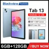 BlackView Tab 13 6GB+ 128GB 7280MAHタブレットパッドMTK Helio G85 Octa Core 10.1 '' FHD+ディスプレイAndroid 13MPカメラ