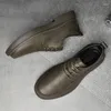 Chaussures décontractées printemps automne pour hommes bas classique rétro authentique robe de bureau en cuir en hiver Coton Livraison gratuite