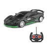Electric/RC Car RC car LED light 2.4G wireless remote control car sports high-speed driving car boy toy children Christmas gift