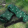 Decorative Flowers 8 Pcs Lawn Spike Laces Aerating Shoes Aerator Replacement Straps Garden Hole Puncher