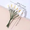 Decorative Flowers Mini Foam Calla Lily DIY Home Party Garland Wedding Mariage Bouquet Decoration Table Room Candies Box Flower Wall