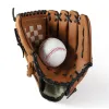 Handskar utomhus sport baseball handske catcher baseball softball träning träning utrustning vänster hand för barn/tonåringar/vuxna