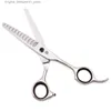 Hair Scissors Professional hair clippers 6-inch JP 440C Purple Dragon Hair Slimming Clips 8/12/14/18 Teeth Slimming Rate 35% -50% Z2004 Q240426