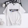 Welldone t-shirt ontwerper T-shirts luxe mode dames t-shirt golf korte mouwen damesbrief bedrukte trend losse casual t-shirt