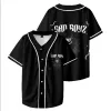 Rapper Junior H Sad Boyz Baseball Shirt Men Dames Hipster Hip Hop Korte mouw Baseball jersey T -shirt Street Drag Summer Tops