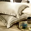 Real Silk Pillow Case Ice Silk Washed Pudow Case Silk Satin Hair Beauty Pillow Case Bekväm örngott Heminredning 240415