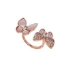 Fashion experts recommend jewelry ringsFritillaria butterfly ring fairy luxury finger female with common vnain