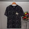 عصري العلامة التجارية الجديدة من Eagle Sky Star Printed T-Shirt فضفاضة الرجال والسيدات في الصيف جولة العنق القصيرة زوجين الأكمام نفس النمط