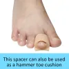 Behandling Pexmen 2st Gel Toe Separators Toe Spacers Hammer Toe Strainter Rätt tår och Bunion Relief Soft Silicone Toe Corrector