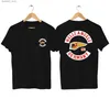 Men's T-Shirts 2024 Summer Mens Wear New Pure Cotton T-shirt Leisure German Motorcycle Club Nomad Hell Angel Large Comfortable Top Street Q240426