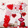 Party Decoration Valentine's Balloon Scene Wholesale Layout Day Flag Dra Latex