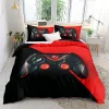 Stelt gamer beddengoedsets voor jongens gaming dekbedoverdeksel set videogames dekbed cover play station ontwerpen bed set met kussensloop