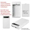 Mobiltelefon Power Banks Portable DIY Power Pack Yttre Shell 6 * 18650 5V Batteriladdningslagring Box Shell Används för telefonladdning och telefontillbehör 240424