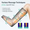 Massager nóg chinearu z masażem sprężania gorącego powietrza dla stóp i cieląt - zatwierdzony FSA/HSA, zwiększa krążenie krwi i rozluźnienie mięśni