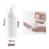 Bottles 30Pcs 60ml Plastic Empty Foam Pump Bottle Eyelash Cosmetic Pump Bottle Cleaning Brush Eyelash Combing Brush Set Skin Care Tools