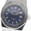Luxury Audemar Relojes Piquet Apsf Royals Oaks Wallwatch Audemarrsp Designer 15000st.00.0789st.05 Dial azul marino Mecánico impermeable inoxidable