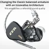 Headphones CCA CS16 16BA Units HIFI In Ear Earphones Bass Noise Cancelling Earbuds Metal DJ Sports Headphone For KZ ZAX ASX ZSX EDX ZS10 Z1