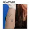 Tattoo Transfer Simple small design temporary tattoo sticker waterproof magic tattoo lasts to 15 days fake tattoo semi permanent tattoo 240426