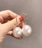 Korean Oversize Pearl Hoop Earrings For Women Girl Unique ed Big Circle Earring Brincos Fashion Statement Jewelry 2207162147582