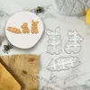 Bakvormen 3D Cookie Cutters Set van 3 hondenpatronen Diy Mold Cutter Natuurlijk Gadgets Gadgets Vaatwasser Veilig voor Studio