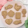 Stampi da cottura set di taglieri di biscotti unica ottima per natalizio durevole interessante stampo in silicone a tema pratico