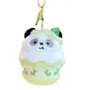 Cute and Cute Cake Panda Doll Keychain Plush Toy Doll Wholesale Bags, Hangers, Grasping Machine Doll Gifts