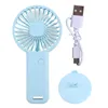 Electric Fans Portable Handheld Fan Small Cooling Fan USB Rechargeable Eyelash Fan 3 Speed Adjustable Mini Ventilation Fan Low Noise