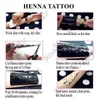 Tattoo -overdracht 16 Paren Professionele henna tattoo stencil Tijdelijke handlichaam Art Sticker Indian Glitter Airbrush Tattoo -sjablonen voor bruiloft 240426