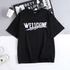 Welldone t-shirt ontwerper T-shirts luxe mode dames t-shirt golf korte mouwen damesbrief bedrukte trend losse casual t-shirt