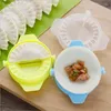 Bakningsverktyg Diy Plastic Dumpling Mold Dough Press Chinese Food Jiaozi Maker Ravioli Pie Molds Kök Tillbehör