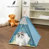 Cat Carriers Crates Houses Playen Diy Mini Pet Playen Foldable Playen met ademende mesh 240426