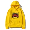 Herrtröjor tröjor anime initial d hoodie jdm japansk fordon miata mx5 tryckt hoody kvinnor crewneck tröjor män pullover toppar män kläder t240425