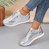 Chaussures décontractées 2024 White Chunky Women's Vulcanize Design coréen Laceen Up authentical Sports Sneaker for Holiday Working